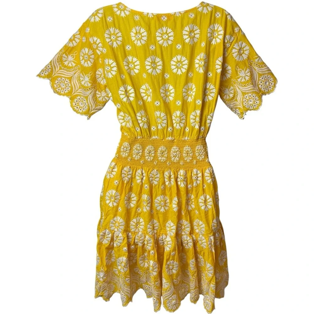 Tory Burch Floral Embroidered Mini Summer Dress Special Occasion‎ Garden 2